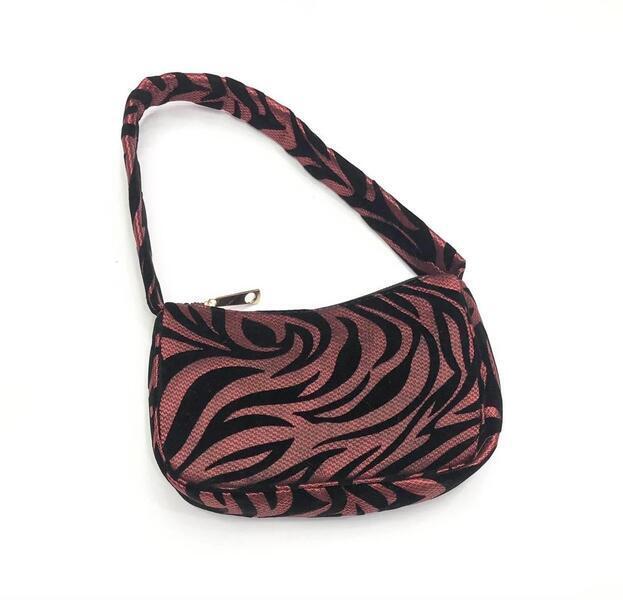 Lush Simple Cheetah Baguette Bag For Women/Shoulder Bag/Cross Body