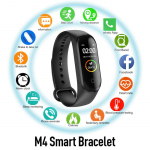 M4 Smart Fitness Band 2 Bracelet/Fitband, Heart Rate Monitor Sensor Bluetooth Wristband Waterproof Sports Health Activity Tracker Watch