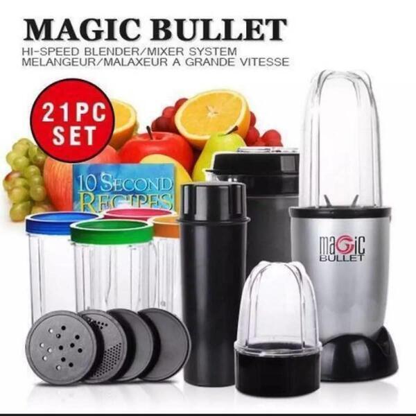 Magic Bullet Mixer 21 Piece Set (Genuine}