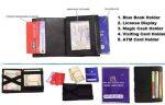 Magic Wallet With Blue Book Holder Pocket