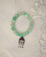 Marble Beads Braclet with a Charm