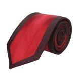 Maroon Bordered Red Neck Tie For Men