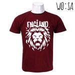 Maroon England Printed T-Shirt For Men