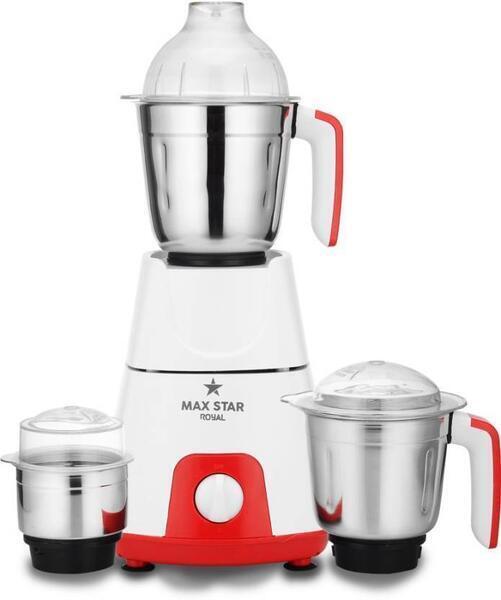 MAX STAR MG05 Royal Mixer Grinder 750W Mixer Grinder (3 Jars