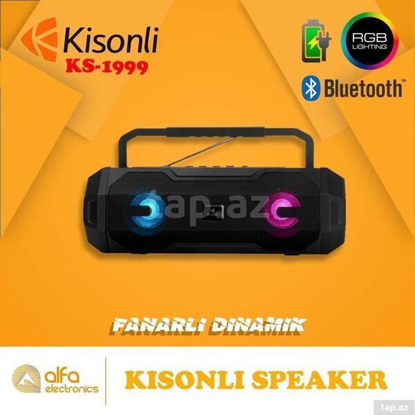 Mini Speaker Kisonli KS1999, Bluetooth, MicroSD Card Slot And USB