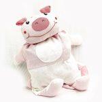 Multicolor Backpack Pig Doll For Kids (Fair Trade Product)