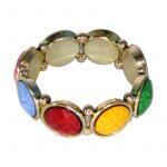 Multicolor Beads Patched Free Size Bracelets For Women