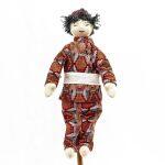 Multicolor Brahmin Man Doll For Kids (Fair Trade Product)