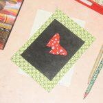 Multicolor Butterfly Designed Note Card