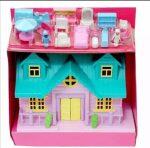Multicolor Doll House Set