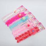 Multicolor Floral Design Headband For Kids - Set Of 12
