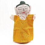 Multicolor Hand Puppet Buddha Doll For Kids (Fair Trade Product)