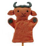 Multicolor Hand Puppet Buffalo Doll For Kids (Fair Trade Product)