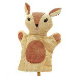 Multicolor Hand Puppet Deer Doll For Kids (Fair Trade Product)