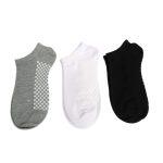 Multicolor Solid Chekered Ankle Socks For Men - Set Of 3