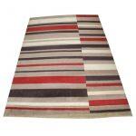 Multicolor strips Himalayan Wool 80K Knot Carpet