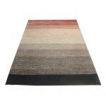 Multicolor strips Wool/Hemp 100K Knot Carpet