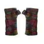 Multicolor Woolen Half Thumb Hand Warmer