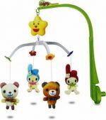 Multicolored Hello Kitty Hanging Musical Cot Toy For Baby Crib
