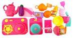 Multicolored Kitchenware Series Toy Set With Bag For Kids