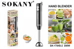 Multifunctional Hand-Held Electric Food Blender Stirring Rod Baby Food Supplement Machine Kitchen Tool SOKANY 300W