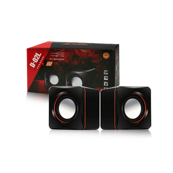 Multimedia USB 2.0 D02L 6 W Laptop/Desktop Speaker