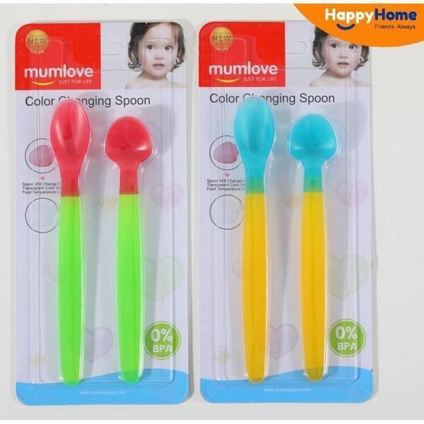 Mumlove Temperature Sensing Baby Safe Color Changing Spoon