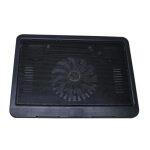 N191 Single DC Fan Cooling Pad For 17 Inch Laptop - Black