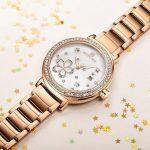NAVIFORCE NF5016 Women's Shiny Star Stainless Steel Elegant Quartz Watch -  RoseGold