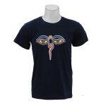 Navy Buddha Eye Printed T-Shirt For Men