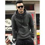 New Black Hoodie For Men