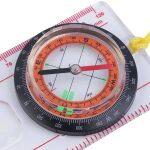 New Sale Baseplate Ruler Compass Map Scale Magnifier With Strap Camping Hiking OCOMP7198