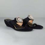 Nino Rossi Black Sandal For Women-72517A08