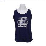 No Fear Printed Blue Sando Tanks For Men