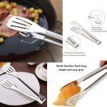 NonStick Stainless Steel 10 Inch Momo Chimta Kitchen Tong Big Size BBQ Tong Paratha Grabber Food Buffet Salad Clip Bread Clamp Ice Tong Egg Tong Serving Cooking Utensil BBQ Accessories Bar – Chimta Kabab Fry