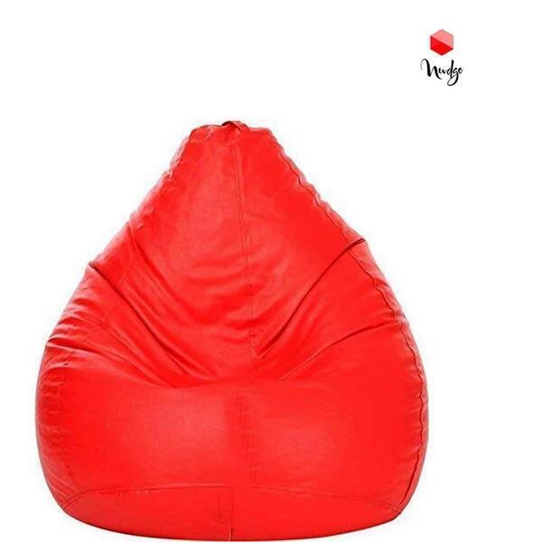 Nudge Classic Bean Bag Chair 3Xl (Filled With Beans)