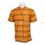 Om Printed Half Sleeves Kurta Shirt For Men