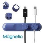 P1 Data Line Wire Organizer With Magnet Clip Storage Mechanism Desktop Wire Clamp