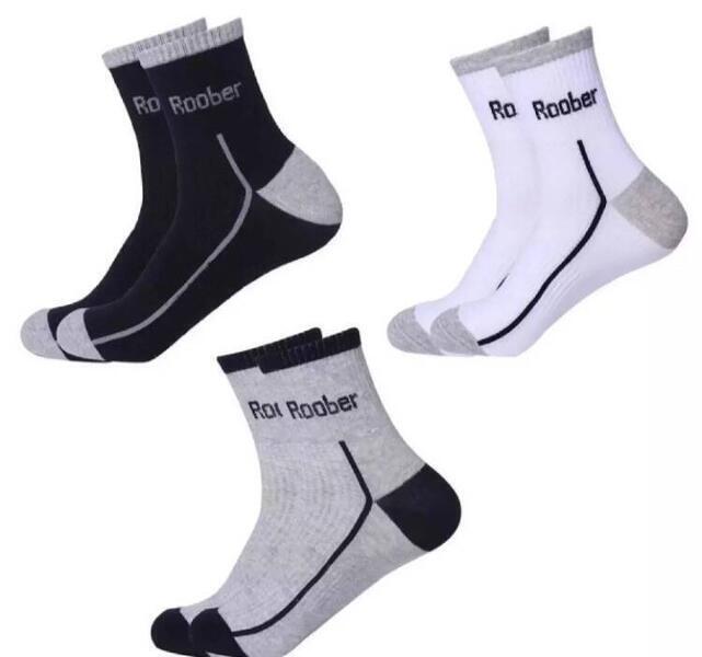 Pack Of 3 Roober Cotton Half Socks For Men