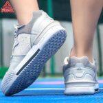 PEAK Basketball Shoes Light Grey For Women EW13978B