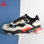 PEAK Cushioning Running Shoes Off White/Black For Women E01438E