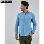 PIAZZAITALIA Denim Shirt For Men - 27409