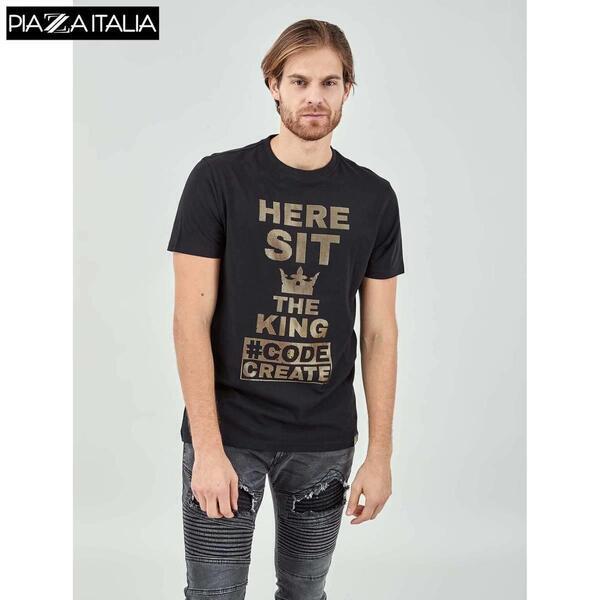 PIAZZAITALIA Printed T-Shirt For Men - 27569