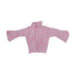 Pink Collar Neck Printed Full Sleeve Shirt For Baby Girls