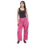 Fleece Car Printed Trousers For Women