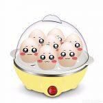Pistto Electric 7 Egg Boiler Egg Cooker Steamer, Poacher Pan Kitchen Cooking Tools Utensil