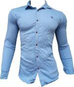Plain Full Sleeve Casual Shirt For Men