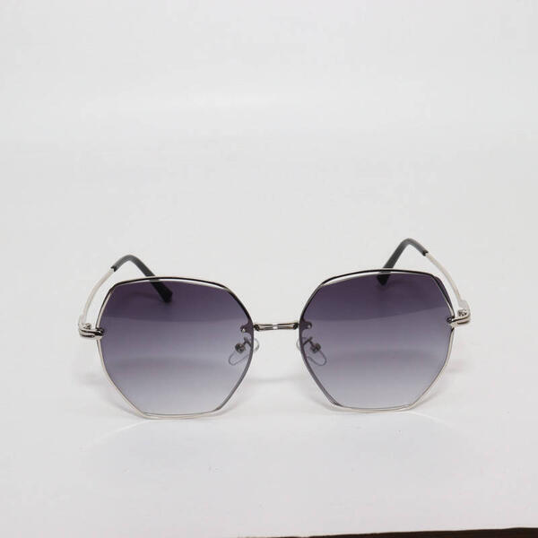 Plastic Black Sunglasses With Golden Frame For Men
