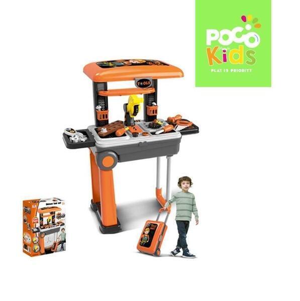Portable orange Tools Set
