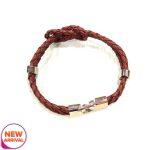 Premium Hook Leather Hand Bracelet - Men